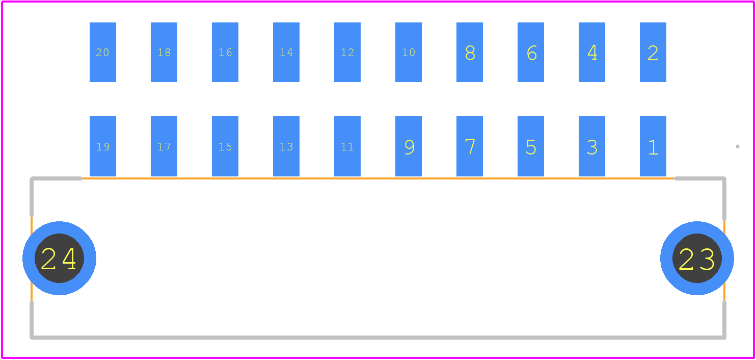 5-794626-0 - TE Connectivity PCB footprint - Other - Other - 5-794626-0-4