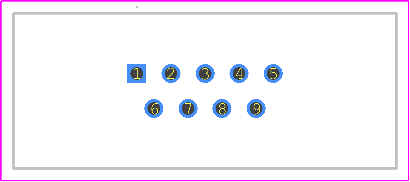 09 67 009 5654 - HARTING PCB footprint - Other - Other - 09 67 009 5654-1
