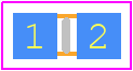 0441003.WRA - LITTELFUSE PCB footprint - Fuses Chip - Fuses Chip - 1653