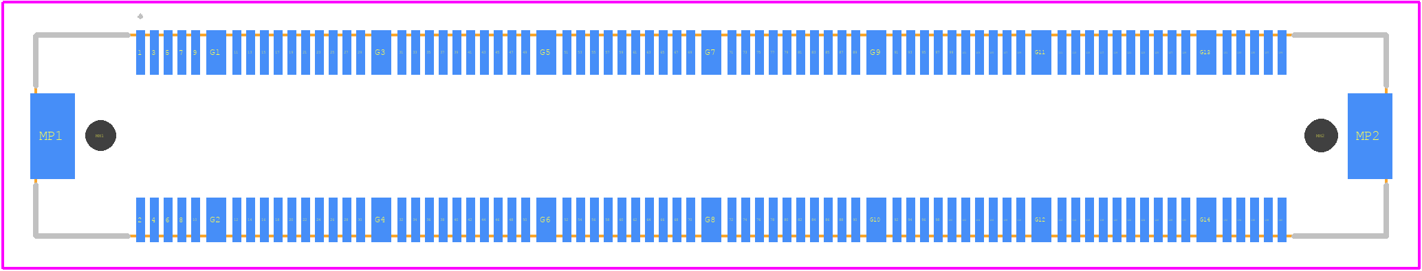 FX10A-140S/14-SV(91) - Hirose PCB footprint - Other - Other - FX10A-140S/14-SV(91)-1