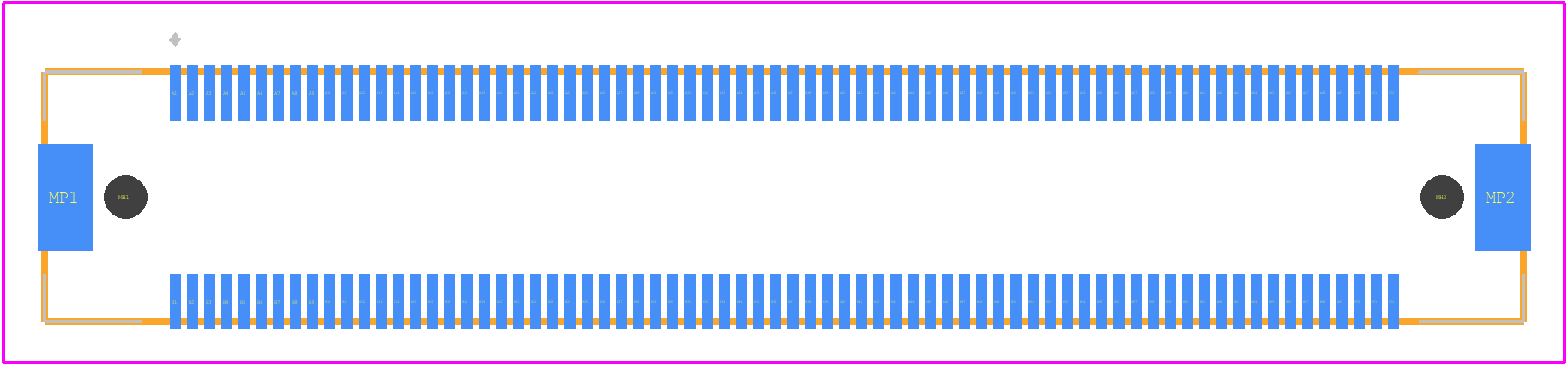 FX10A-144S-SV(83) - Hirose PCB footprint - Other - Other - FX10A-144S-SV(83)-1