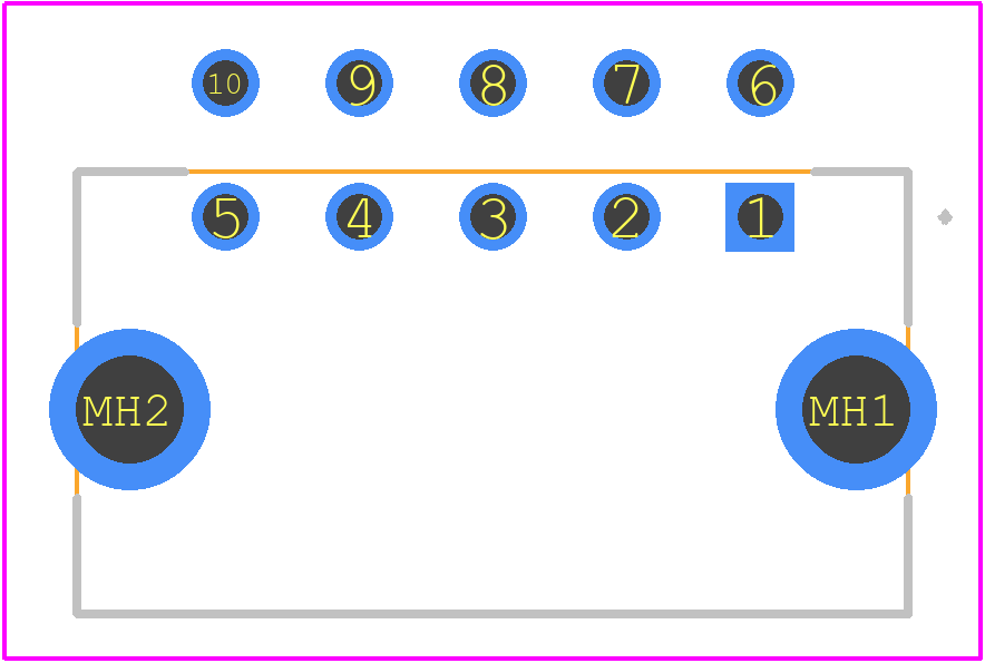 0430451022 - Molex PCB footprint - Other - Other - 0430451022-2