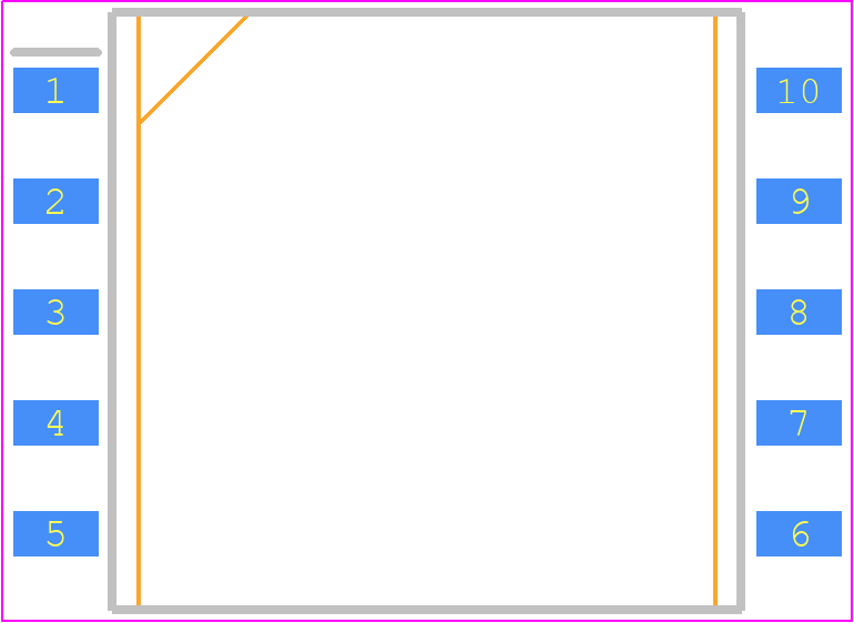 DA2257-ALD - COILCRAFT PCB footprint - Small Outline Packages - Small Outline Packages - DA2257