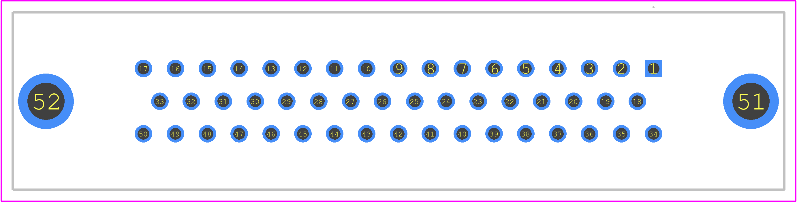 SDDB-50S(55) - Hirose PCB footprint - Other - Other - SDDB-50S(55)-2