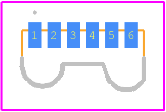 TFBS4711-TT1 - Vishay PCB footprint - Other - Other -  1.9 x 6 x 3