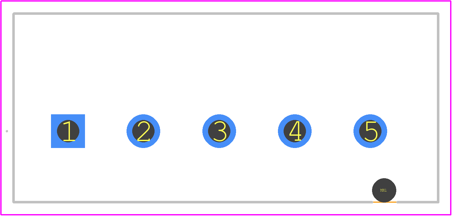 1-1969688-5 - TE Connectivity PCB footprint - Other - Other - 1-1969688-5-3
