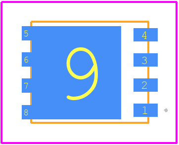 BSC252N10NSF G - Infineon PCB footprint - Other - Other - PG-TDSON-8 _2022