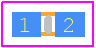 0435002.KRHF - LITTELFUSE PCB footprint - Fuses Chip - Fuses Chip - 0435002.KRHF