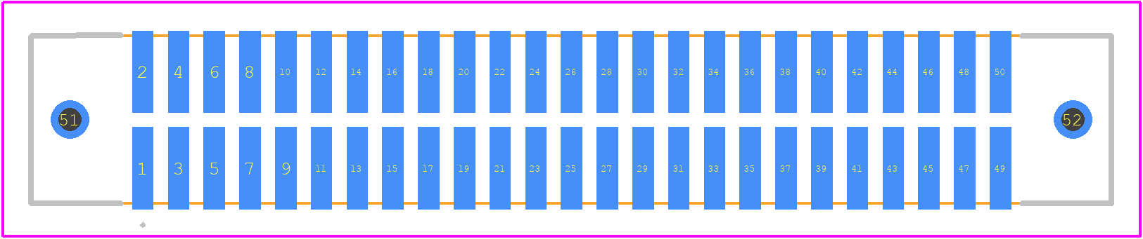 TFM-125-02-L-D-WT - SAMTEC PCB footprint - Other - Other - TFM-125-02-L-D-WT-3