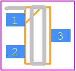 MAX6061BEUR+T - Analog Devices PCB footprint - SOT23 (3-Pin) - SOT23 (3-Pin) - 21-0051(SOT-23) Rev C