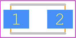ZS1012-T - Semitec PCB footprint - Diodes Moulded Non Polarised - Diodes Moulded Non Polarised - DO-214AC