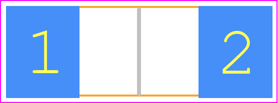 UMTS 2 - BelFuse PCB footprint - Fuses Chip - Fuses Chip - UMTS 2