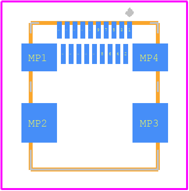 0467650001 - Molex PCB footprint - Other - Other - 0467650001-2