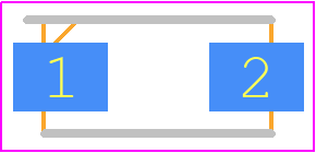SMAJ12A - Bourns PCB footprint - Diodes Moulded - Diodes Moulded - SMAJ12A