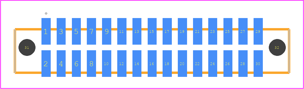 SFML-115-T2-S-D-A - SAMTEC PCB footprint - Other - Other - SFML-115-SS-YYY-D-A