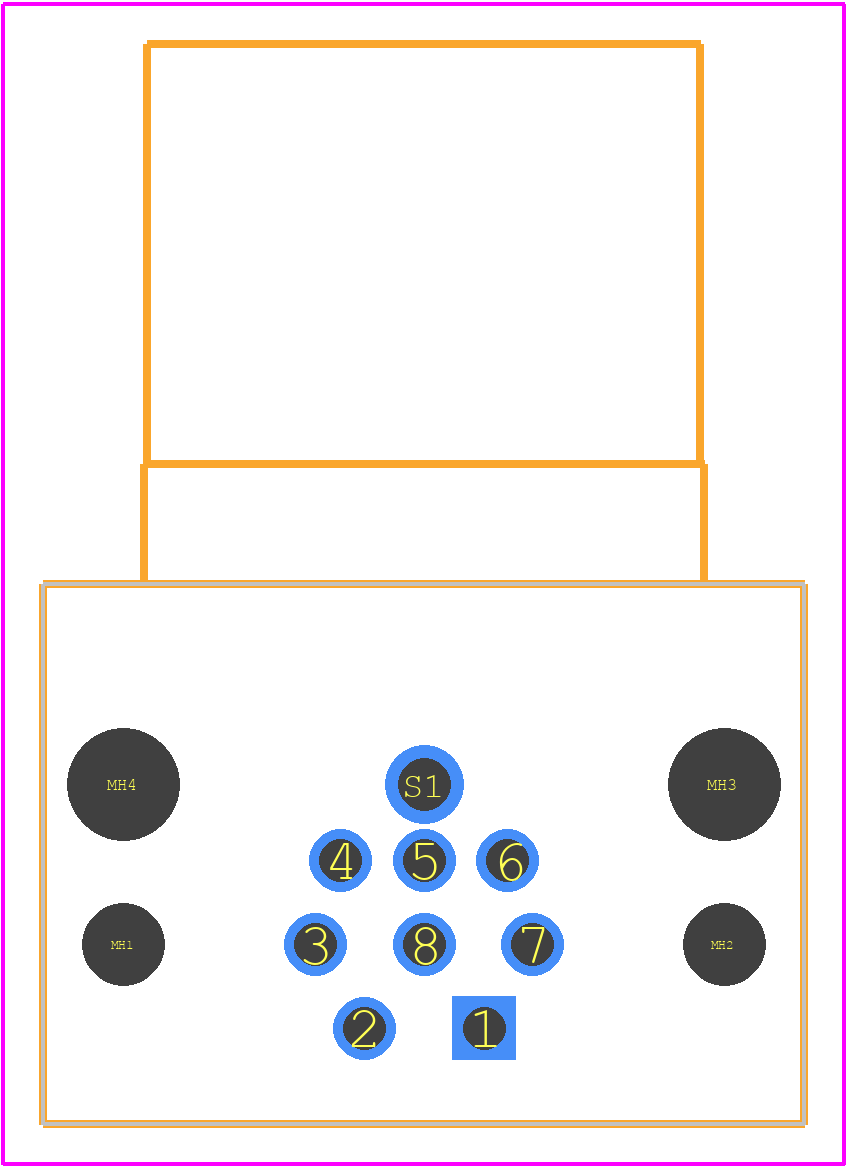 43-02740 - CONEC PCB footprint - Other - Other - 43-02740-3