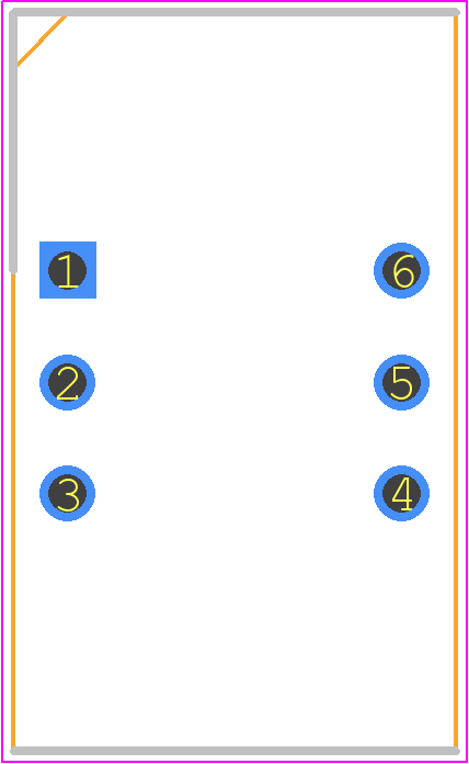 A6E-3104-N - OMRON Electronics PCB footprint - Dual-In-Line Sockets - Dual-In-Line Sockets - A6E-3104-N
