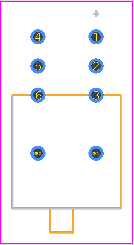 AS22AV - NKK Switches PCB footprint - Other - Other - AS22AV-4
