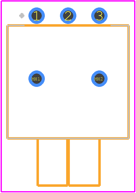 AS11CH - NKK Switches PCB footprint - Other - Other - AS11CH-2