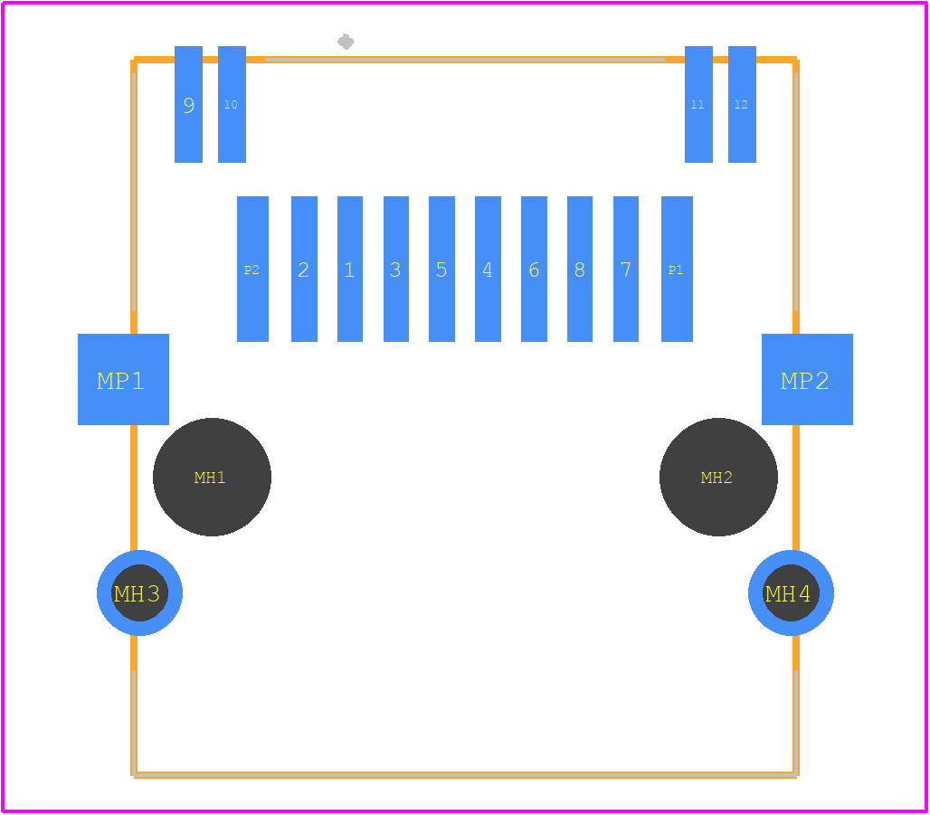 2178126-1 - TE Connectivity PCB footprint - Other - Other - 2178126-1-2