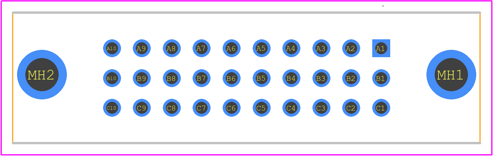 09291306902 - HARTING PCB footprint - Other - Other - 09291306902-1