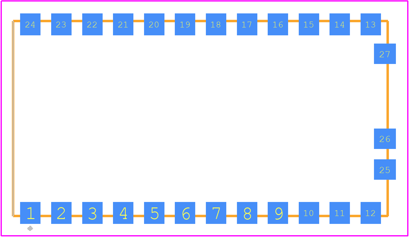 TXM-433-KH3 - Linx Technologies PCB footprint - Other - Other - TXM-433-KH3-3