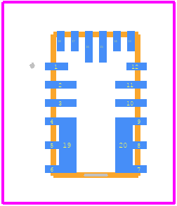 MPM3606GQV-Z - Monolithic Power Systems (MPS) PCB footprint - Other - Other - QFN-20 (3mmx5mmx1.6mm)_2020