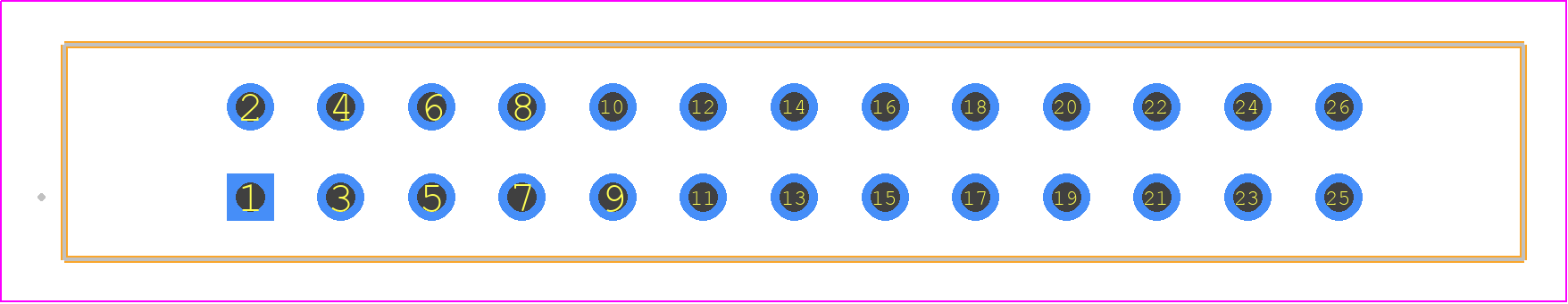 09181269422 - HARTING PCB footprint - Other - Other - 09181269422