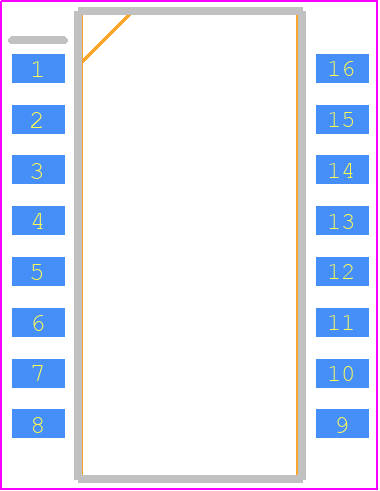 CHS-08B1 - Nidec Copal PCB footprint - Small Outline Packages - Small Outline Packages - CHS-08TB