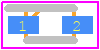 RB530SM-30T2R - ROHM Semiconductor PCB footprint - Small Outline Diode Flat Lead - Small Outline Diode Flat Lead - EMD2