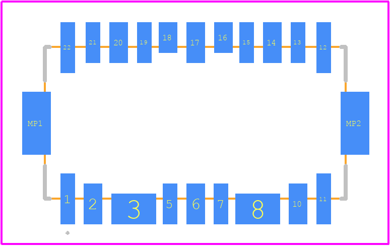 1-1462052-7 - TE Connectivity PCB footprint - Other - Other - 1-1462052-7-5