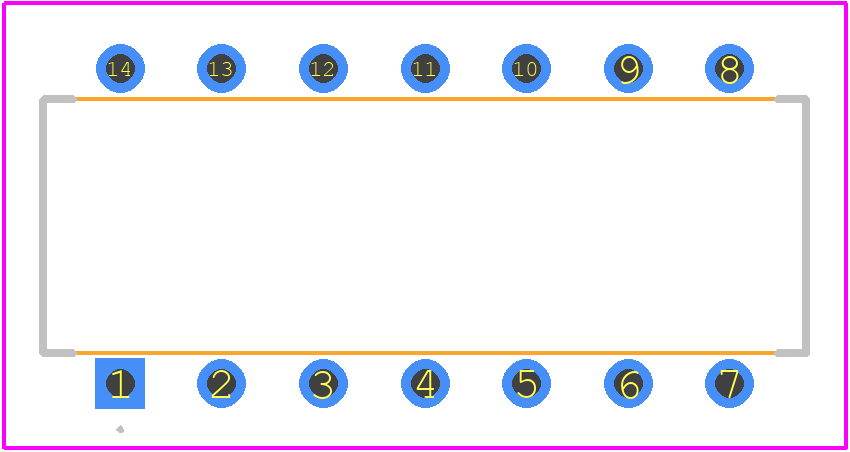 MDP1403100RGE04 - Vishay PCB footprint - Other - Other - MDP1403100RGE04-1