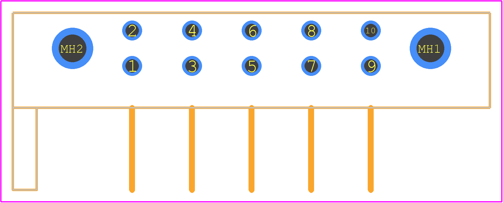 5787246-1 - TE Connectivity PCB footprint - Other - Other - 5787246-1-1