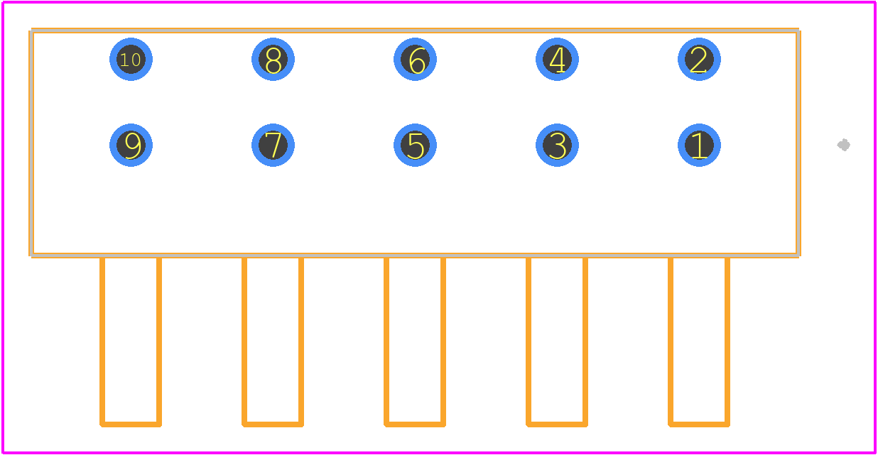 5787441-1 - TE Connectivity PCB footprint - Other - Other - 5787441-1-2