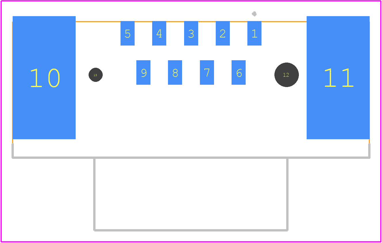 09551566611741 - HARTING PCB footprint - Other - Other - 09551566611741