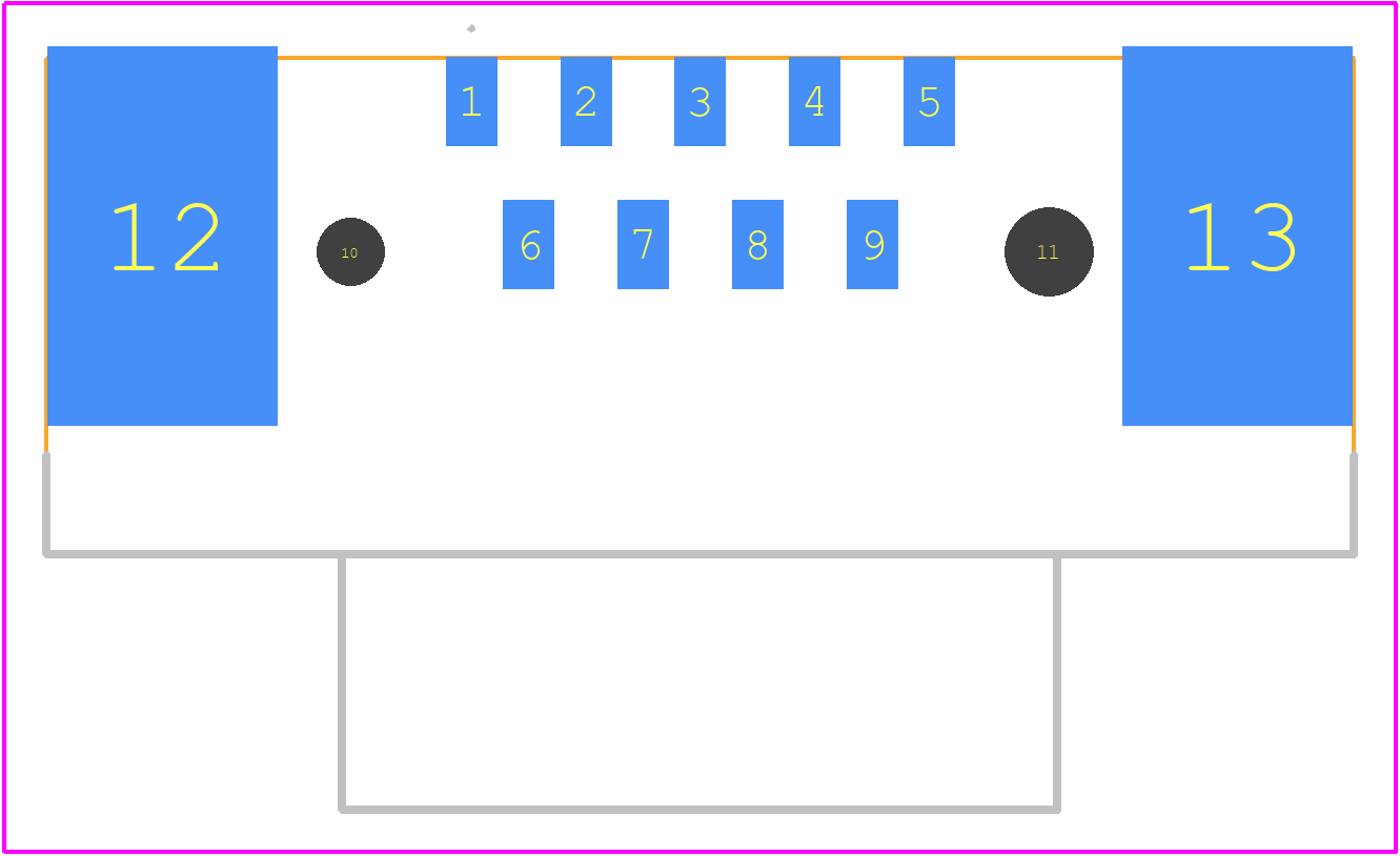 09551667812741 - HARTING PCB footprint - Other - Other - 09551667812741-4