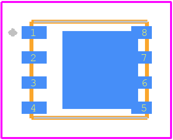 SIRA88DP-T1-GE3 - Vishay PCB footprint - Other - Other - PowerPAK SO-8 Single