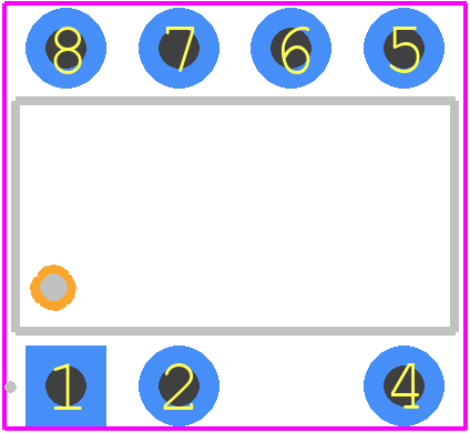 NCP1075BAP100G - onsemi PCB footprint - Other - Other - PDIP-7_LESS-PIN3-CASE-626AS