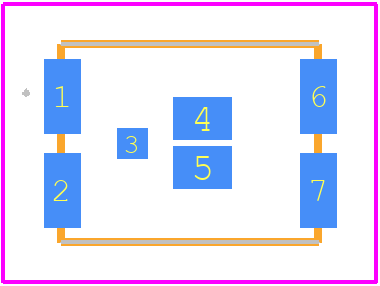 IRF9383MTRPBF - Infineon PCB footprint - Other - Other - DirectFET MX