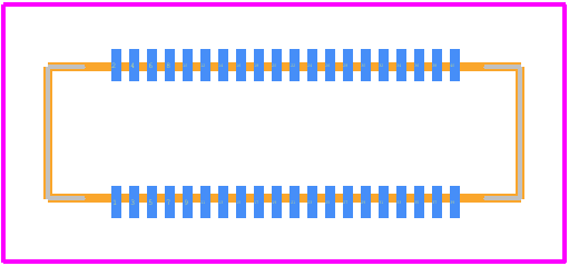 DF40HC(2.5)-40DS-0.4V(58) - Hirose PCB footprint - Other - Other - DF40HC(2.5)-40DS-0.4V(58)-2