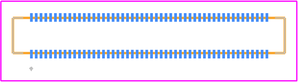 DF40HC(3.0)-100DS-0.4V(58) - Hirose PCB footprint - Other - Other - DF40HC(3.0)-100DS-0.4V(58)-1