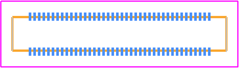 DF40HC(3.0)-80DS-0.4V(58) - Hirose PCB footprint - Other - Other - DF40HC(3.0)-80DS-0.4V(58)-2
