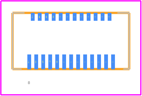 FH23-25S-0.3SHAW(05) - Hirose PCB footprint - Other - Other - FH23-25S-0.3SHAW(05)-2