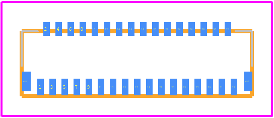 FH26W-33S-0.3SHW(97) - Hirose PCB footprint - Other - Other - FH26W-33S-0.3SHW(97)-5