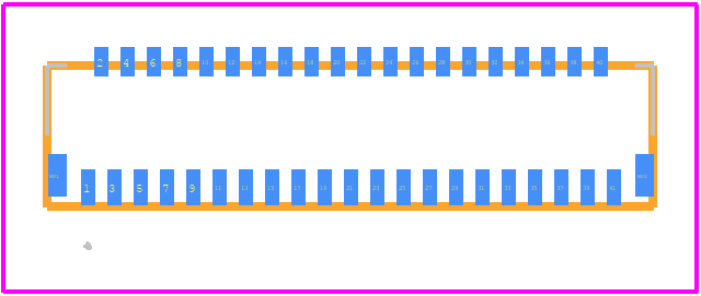FH26W-41S-0.3SHW(97) - Hirose PCB footprint - Other - Other - FH26W-41S-0.3SHW(97)-1