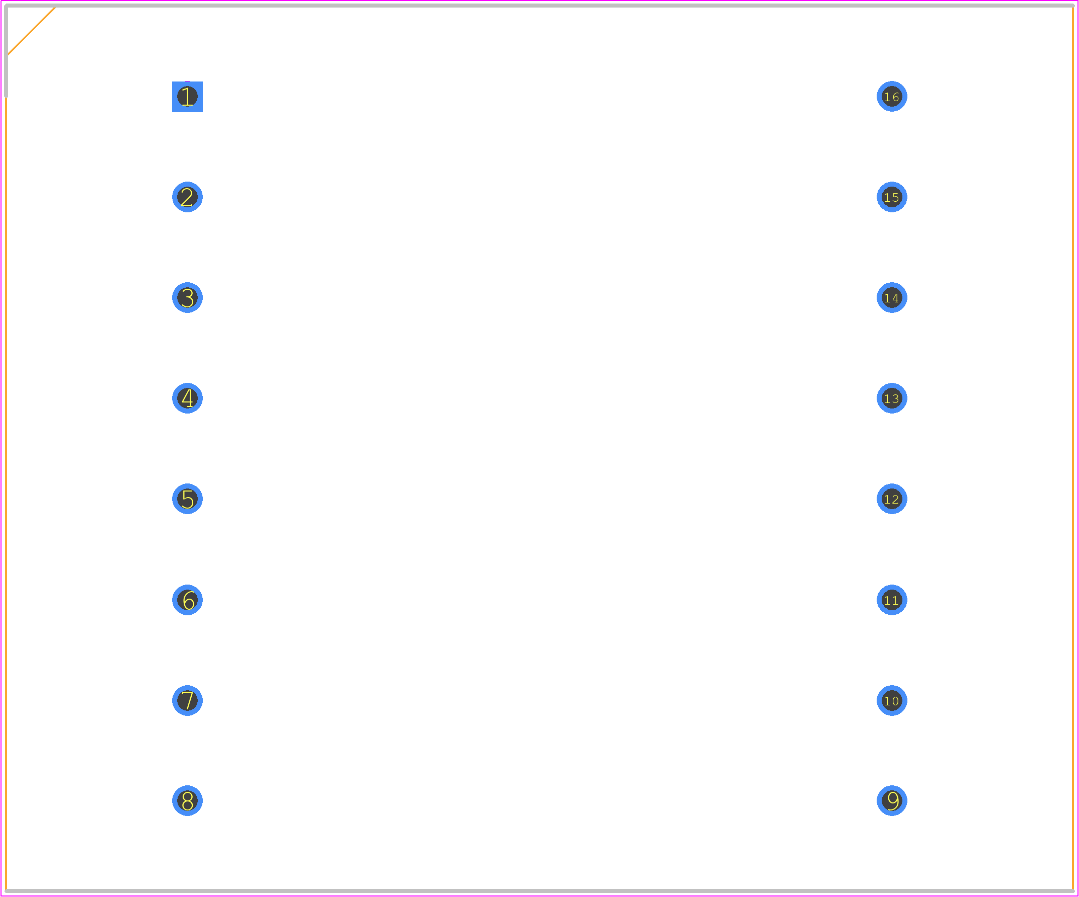 1213839 - RS Pro PCB footprint - Dual-In-Line Sockets - Dual-In-Line Sockets - 1213839
