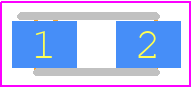 LTST-M140TGKT - Lite-On PCB footprint - LED Moulded - LED Moulded - 2-SMD,J-Lead