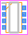 TT8J11TCR - ROHM Semiconductor PCB footprint - SO Transistor Flat Lead - SO Transistor Flat Lead - TT8J11TCR_11