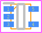 TAR5S33U(F) - Toshiba PCB footprint - SOT23 (5-Pin) - SOT23 (5-Pin) - SSOP5-P-0.65C