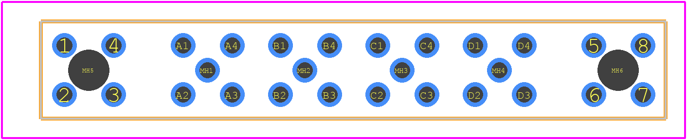 GRF1-J-P-04-E-ST-TH1-E - SAMTEC PCB footprint - Other - Other - GRF1-J-P-04-E-ST-TH1-E-3